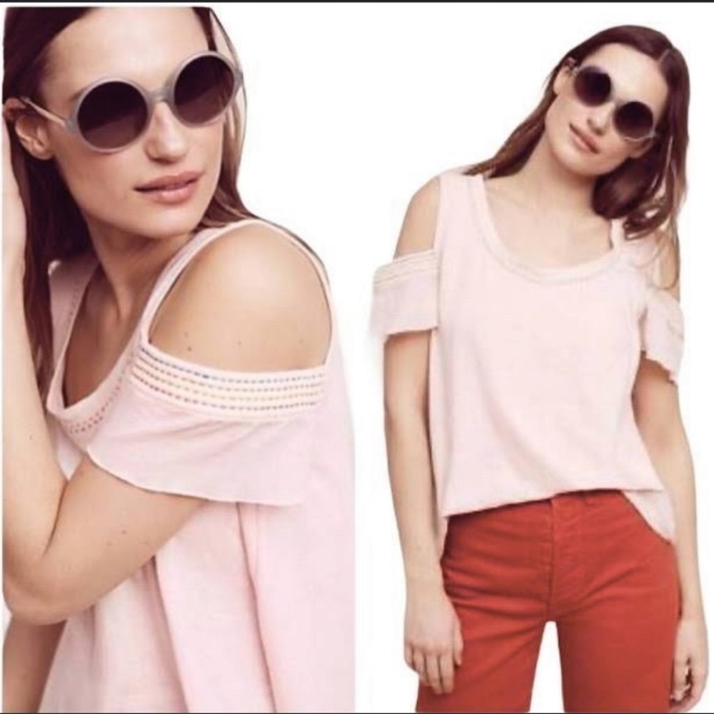 EUC Akemi+Kin Anthropologie cold shoulder tee​​​​​​​​​​​​​​​ - Picture 5 of 5